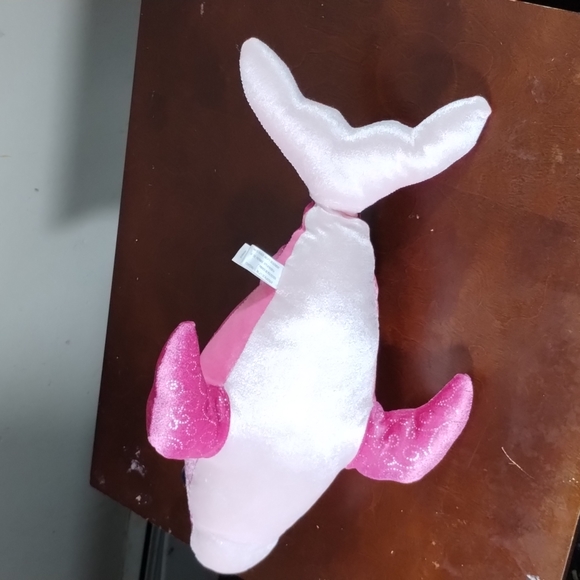 ✓Aurora Destination Nation Boutique - 16" Sparkle Pink Dolphin Plush - Picture 14 of 16